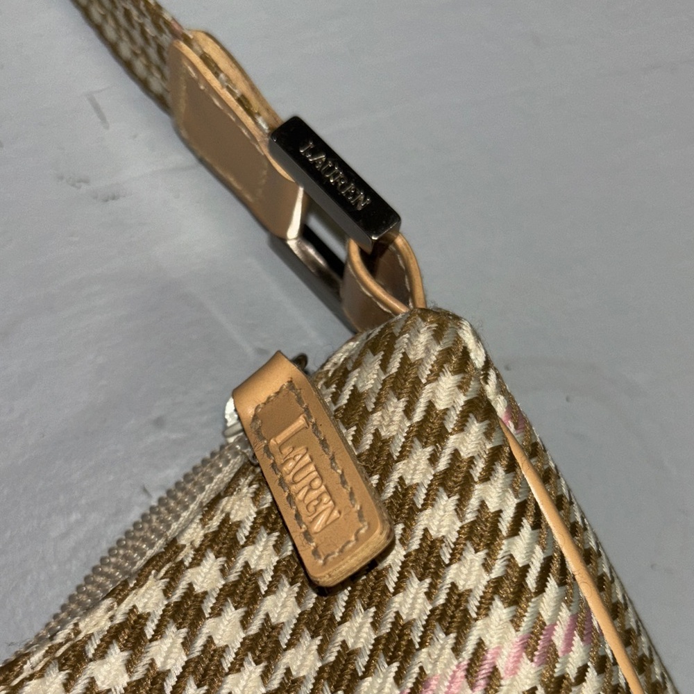 EUC LAUREN RALPH LAUREN Plaid Shoulder Bag - Picture 4 of 16